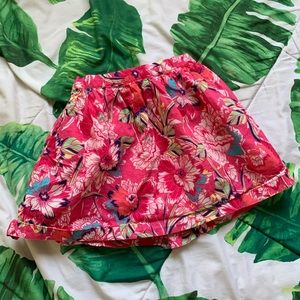 BabyGap kids pink floral skirt girls